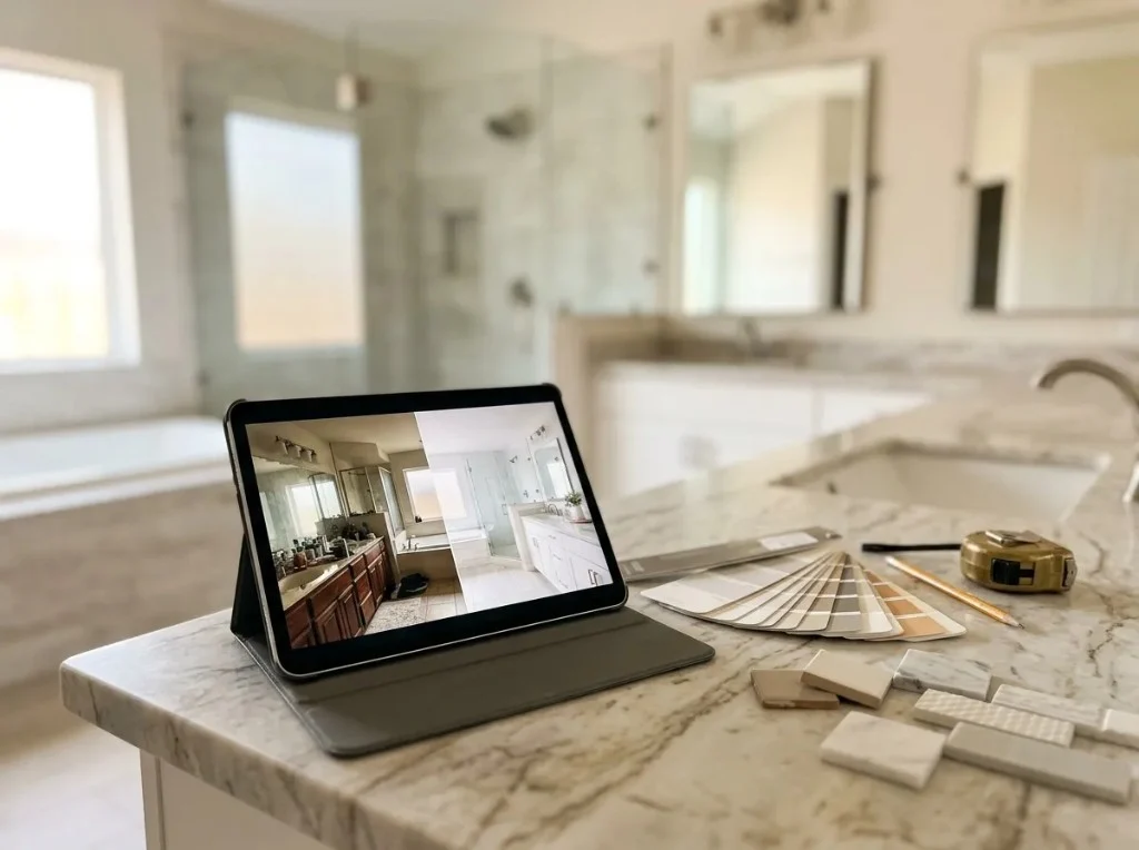 Plan a bath refresh without demolition