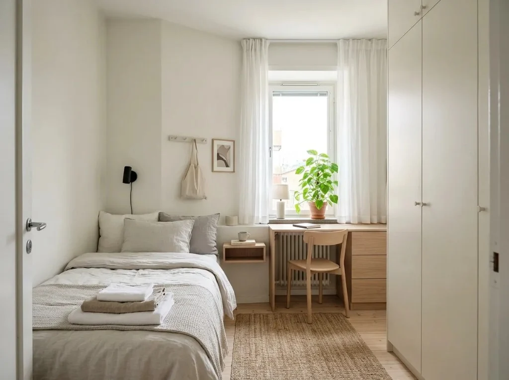Guest rooms and compact layouts